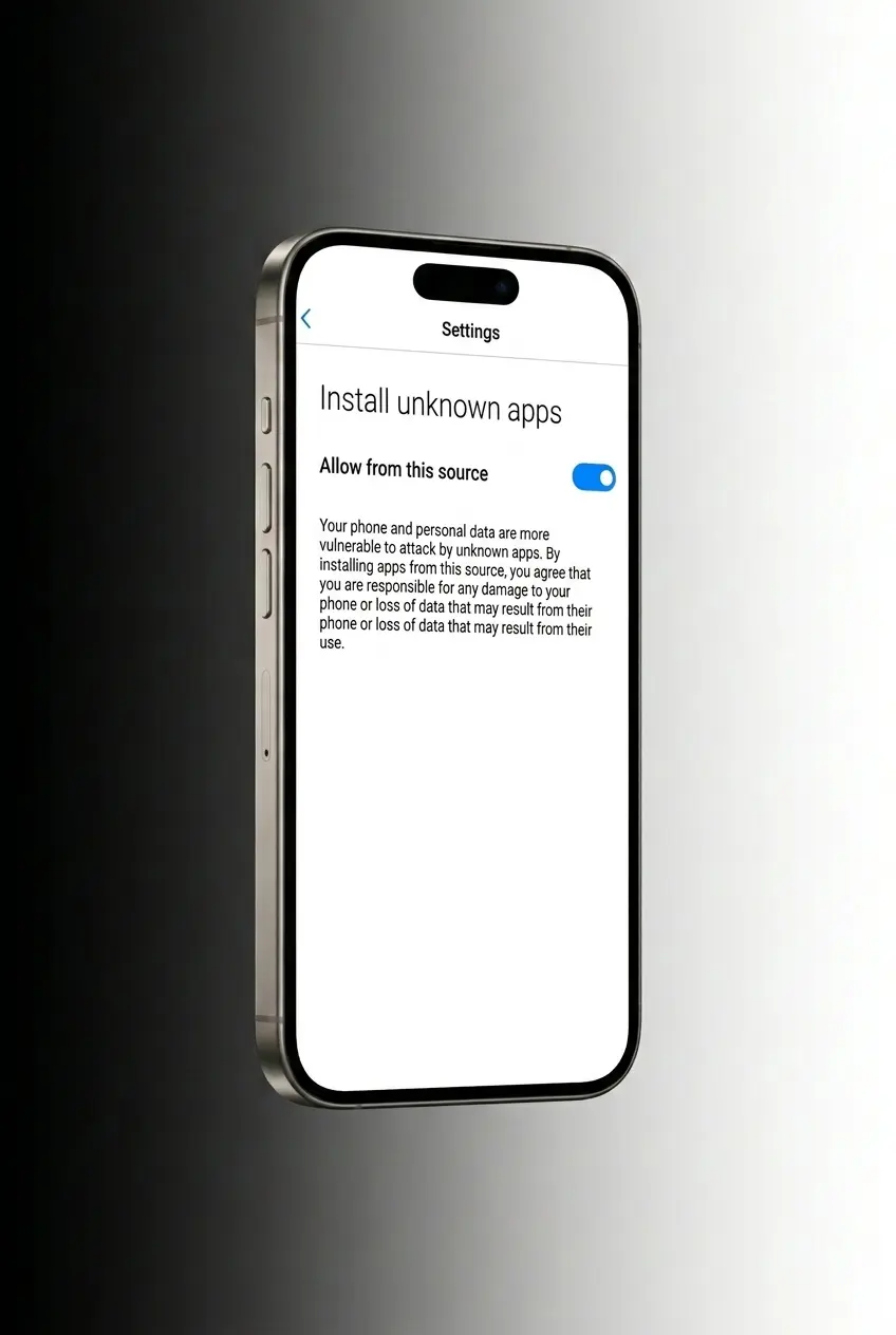 Amonbet APK download steps on Android showing settings, install, and login process in 4 simple steps